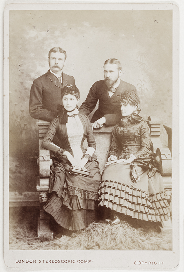 9. Walter and Clare, Harry and Annie, c. September 1882, London.