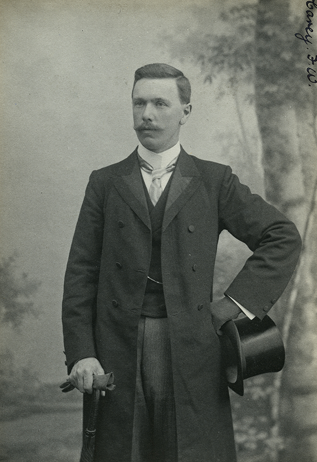 A portrait of F.W. Carey by Maull and Co., a fashionable London firm, which had an arrangement with the RGS to photograph its members for the Society's records. Presumably taken when Carey was on leave in 1902, it confirmed his standing as an amateur ethnographer of empire. © Royal Geographical Society (with IBG).